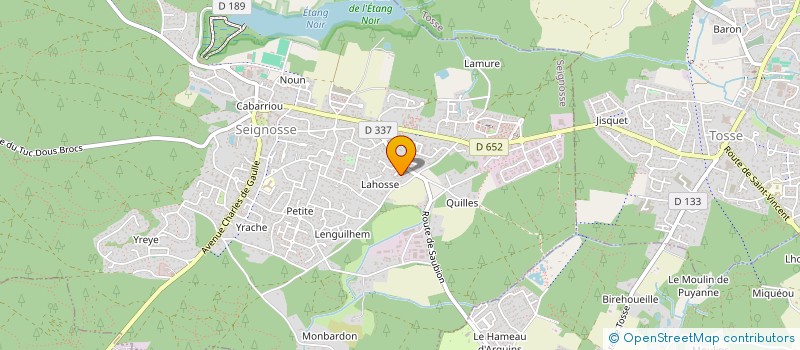 localisation de l'entreprise LIGHTBROS PRODUCTIONS  SEIGNOSSE