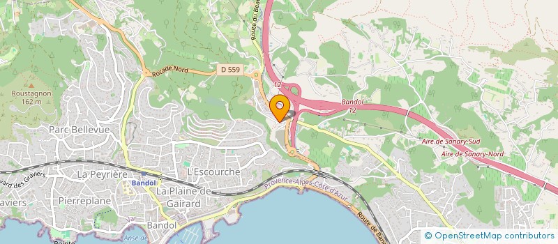 localisation de l'entreprise LIGHTEAM  BANDOL