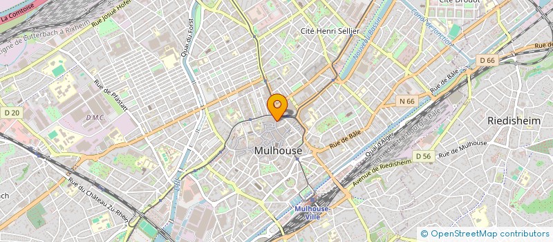 localisation de l'entreprise LIGHTEC à MULHOUSE