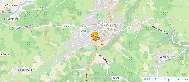 localisation de l'entreprise LIGHTING ENERGY SAVING  SOUCIEU-EN-JARREST
