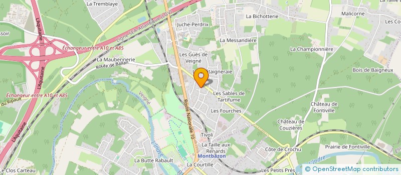 localisation de l'entreprise LIGHTING THE WORLD à VEIGNE