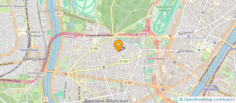 localisation de l'entreprise LIGHTS AND MORE à BOULOGNE-BILLANCOURT