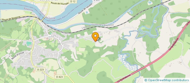 localisation de l'entreprise LIGHTXU  URT