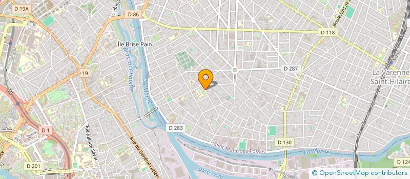 localisation de l'entreprise LIGI à SAINT-MAUR-DES-FOSSES