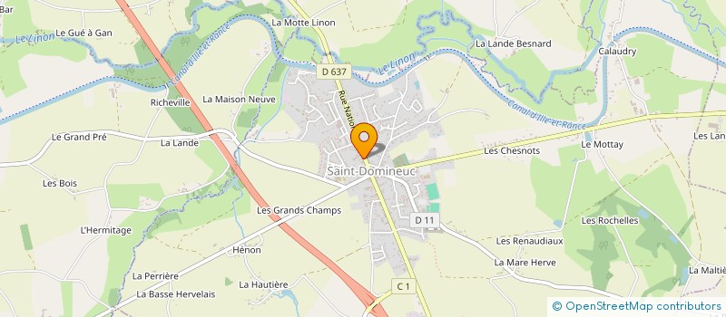 localisation de l'entreprise LIGIER GAUTIER SCI  SAINT-DOMINEUC