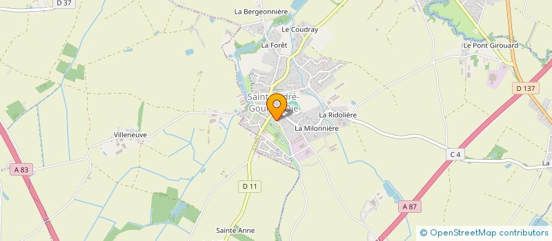 localisation de l'entreprise LIGILO à SAINT-ANDRE-GOULE-D'OIE