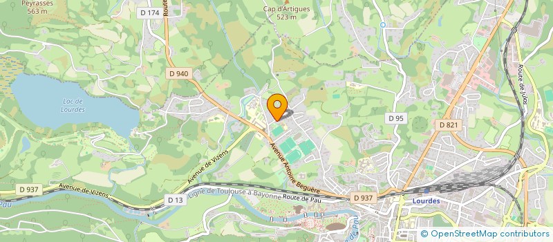 localisation de l'entreprise LIGILO PRO  LOURDES