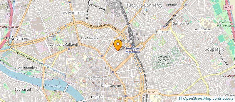 localisation de l'entreprise LIGIMIDA  TOULOUSE