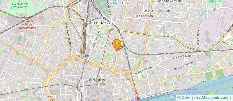 localisation de l'entreprise LIGIRIENNE DE DOMICILIATION à ORLEANS