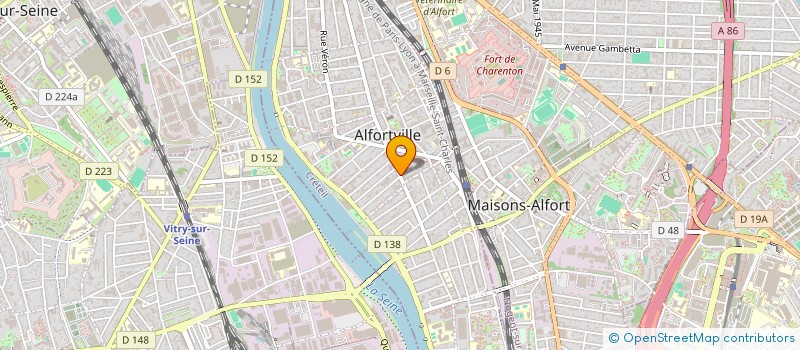 localisation de l'entreprise LIGNA à ALFORTVILLE
