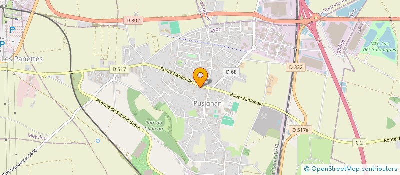 localisation de l'entreprise LIGNAGGIO CIROLI  PUSIGNAN