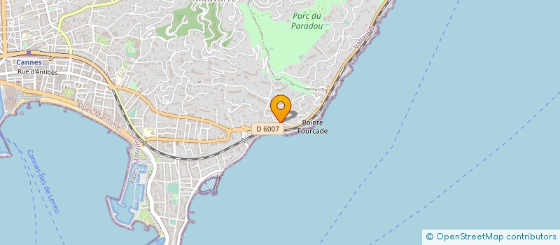 localisation de l'entreprise LIGNARIUS à CANNES