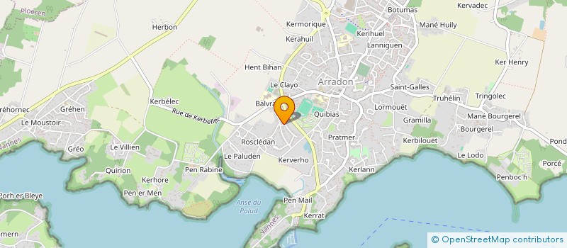 localisation de l'entreprise LIGNE 8 à ARRADON