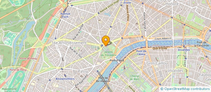 localisation de l'entreprise LIGNE 9  PARIS 16