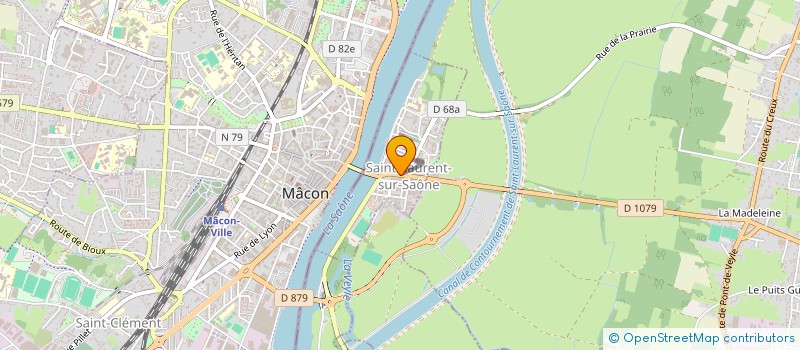 localisation de l'entreprise LIGNE-ALINEA  SAINT-LAURENT-SUR-SAONE