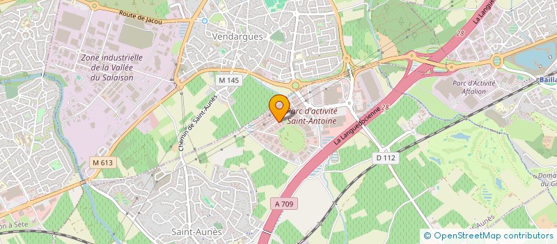 localisation de l'entreprise LIGNE AZUR à SAINT-AUNES