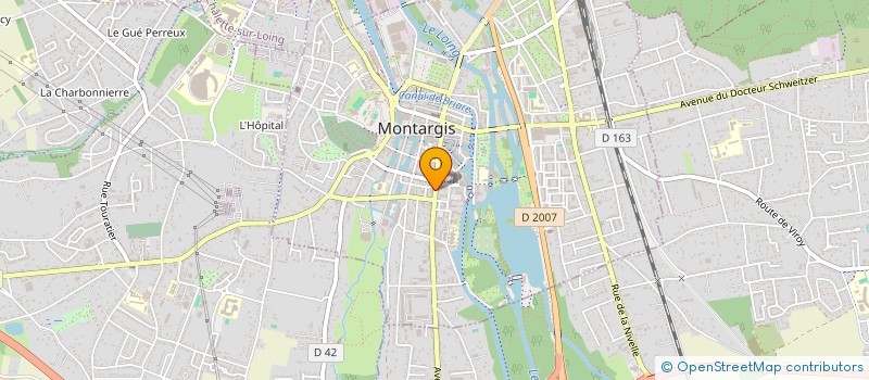 localisation de l'entreprise LIGNE & BEAUTE MCG EURL à MONTARGIS