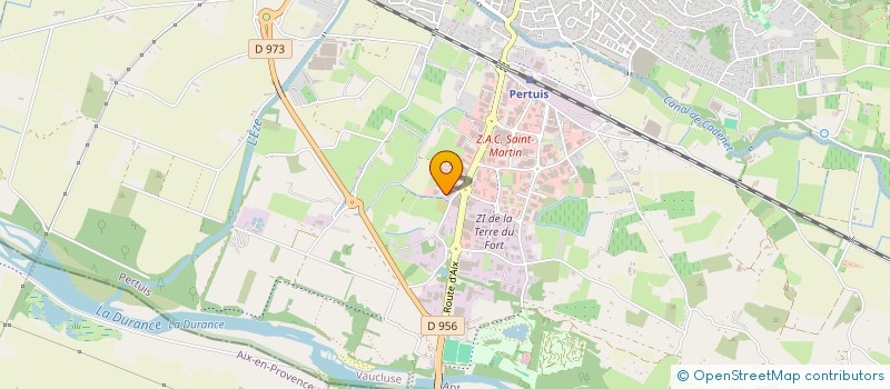 localisation de l'entreprise LIGNE BOIS  PERTUIS