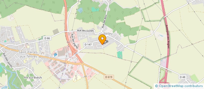 localisation de l'entreprise LIGNE C  SAINT-PARRES-AUX-TERTRES