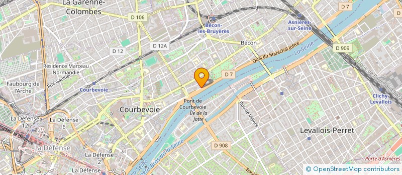 localisation de l'entreprise LIGNE CLAIRE à COURBEVOIE