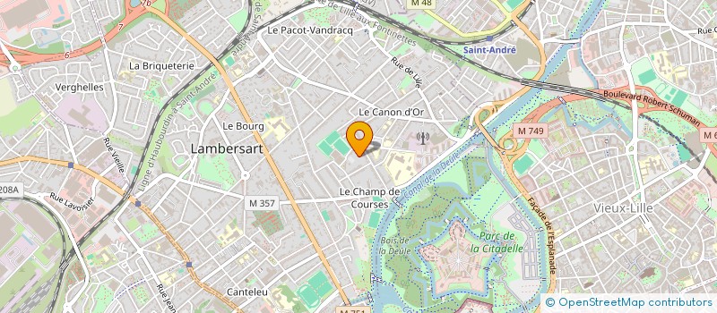 localisation de l'entreprise LIGNE D EAU à LAMBERSART