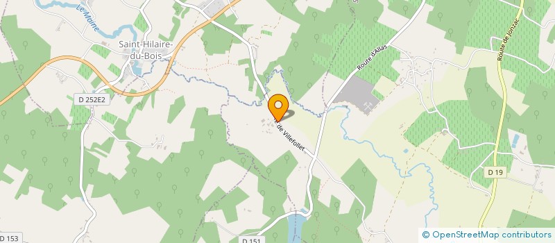localisation de l'entreprise LIGNE D'O à CLION