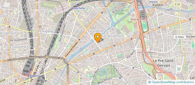 localisation de l'entreprise LIGNE DE CIRE  PARIS