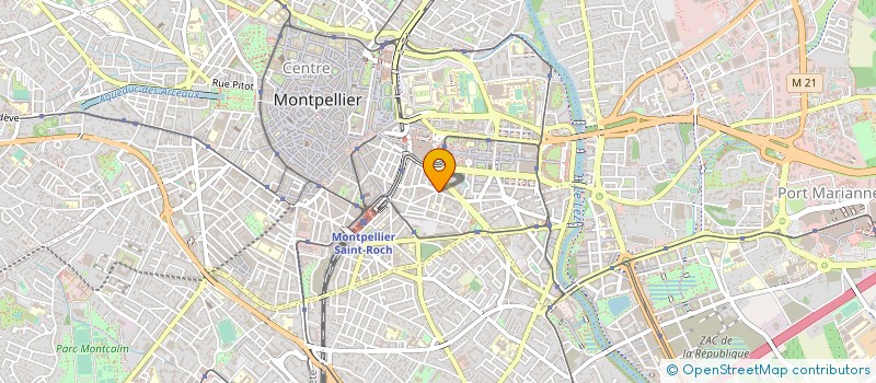 localisation de l'entreprise LIGNE DE CONDUITE 34 à MONTPELLIER