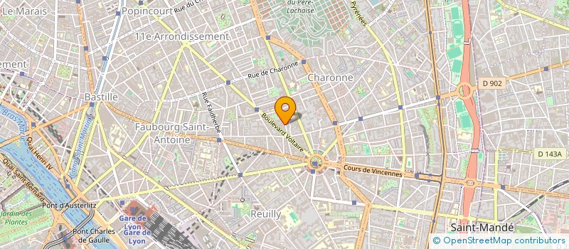 localisation de l'entreprise LIGNE DE DANSE DE PARIS  PARIS