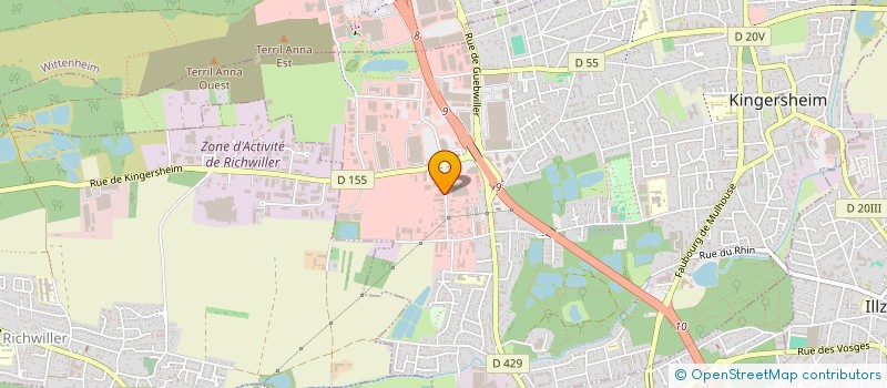 localisation de l'entreprise LIGNE DIRECTE ET TECHNOLOGIE à KINGERSHEIM