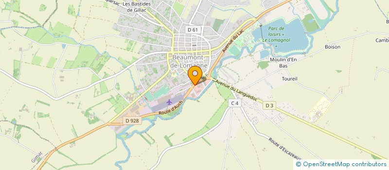 localisation de l'entreprise LIGNE DIRECTE PRODUCTION à BEAUMONT-DE-LOMAGNE