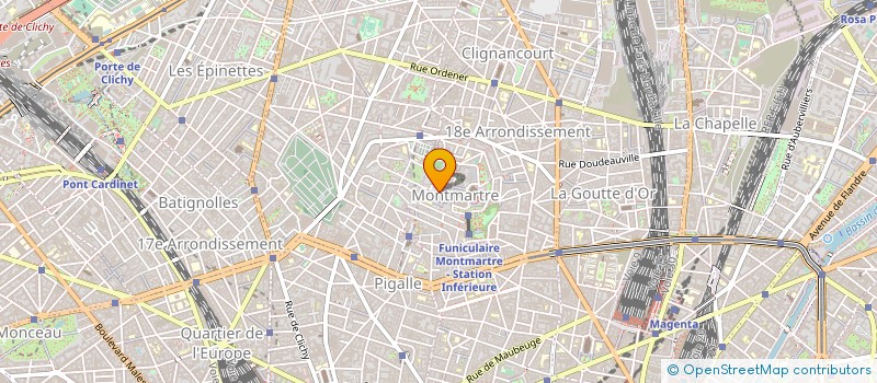 localisation de l'entreprise LIGNE DIRECTE SARL  PARIS