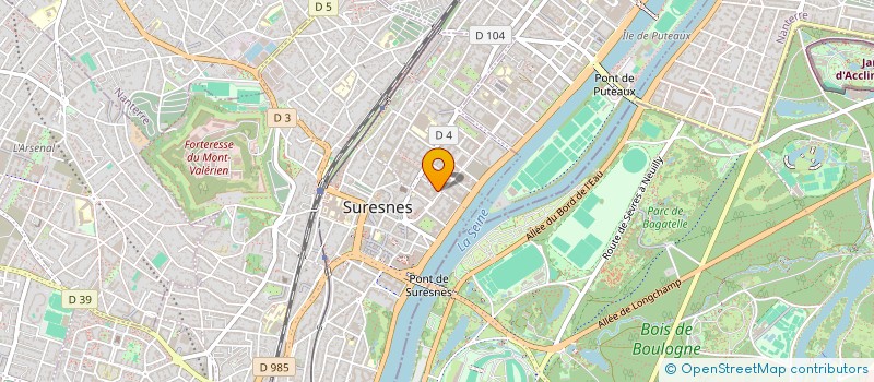 localisation de l'entreprise LIGNE DROITE à SURESNES