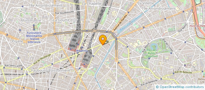 localisation de l'entreprise LIGNE ET COULEUR à PARIS