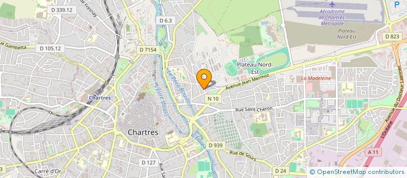 localisation de l'entreprise LIGNE ET DISTRIBUTION à CHARTRES