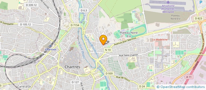 localisation de l'entreprise LIGNE ET EXPLOITATION à CHARTRES