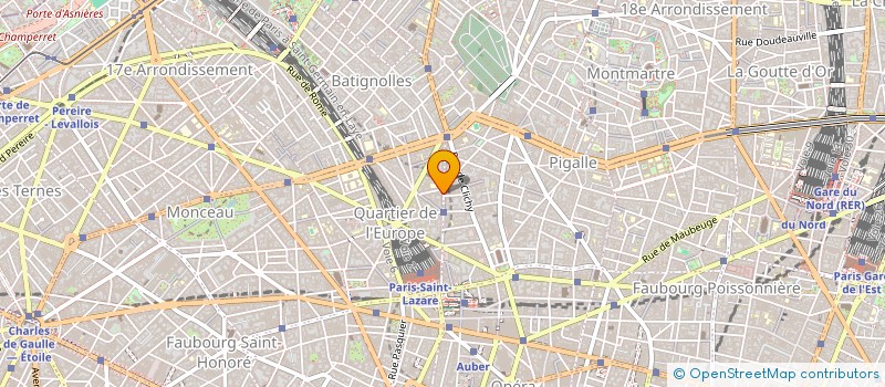 localisation de l'entreprise LIGNE ET MATIERE  PARIS