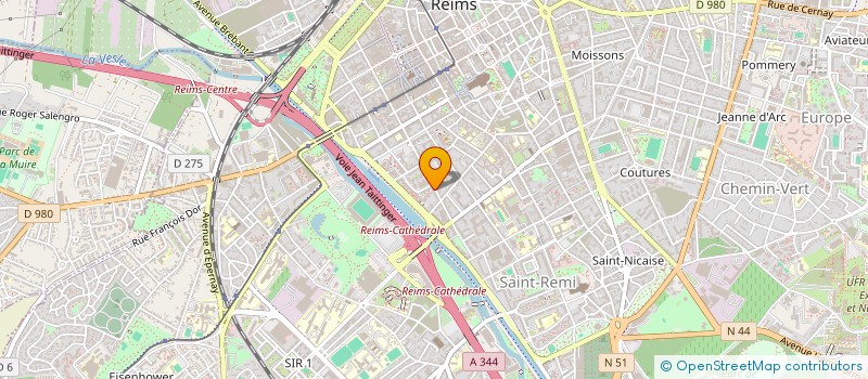 localisation de l'entreprise LIGNE EXPRESS  REIMS