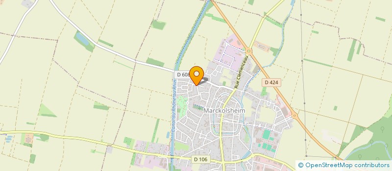 localisation de l'entreprise LIGNE FELINE  MARCKOLSHEIM