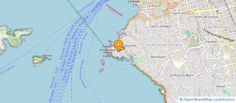 localisation de l'entreprise LIGNE FORM  MARSEILLE