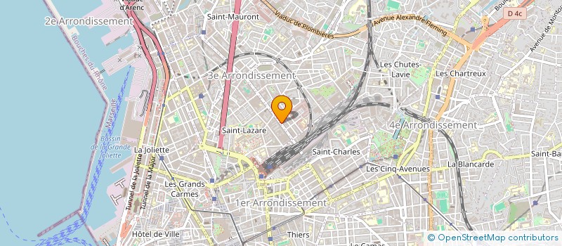 localisation de l'entreprise LIGNE H  MARSEILLE