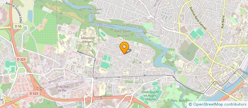 localisation de l'entreprise LIGNE HAUTE TENSION à ANGERS