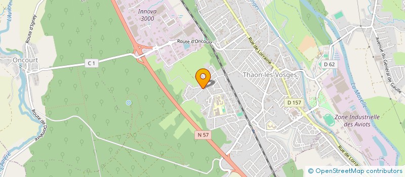 localisation de l'entreprise LIGNE IMMOBILIER  THAON-LES-VOSGES
