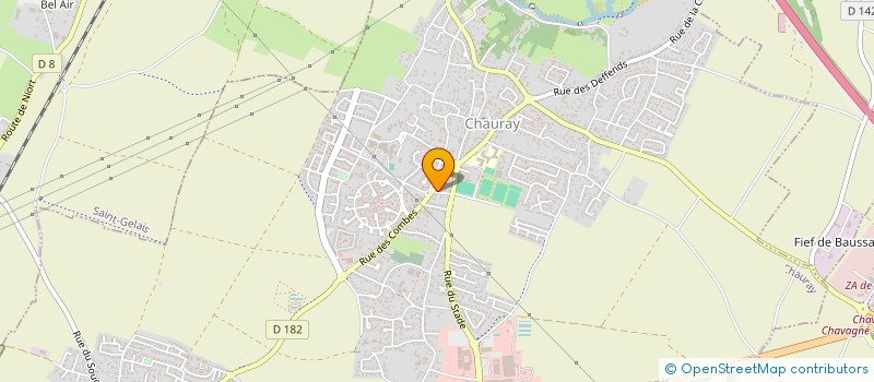 localisation de l'entreprise LIGNE PURE HABITAT à CHAURAY