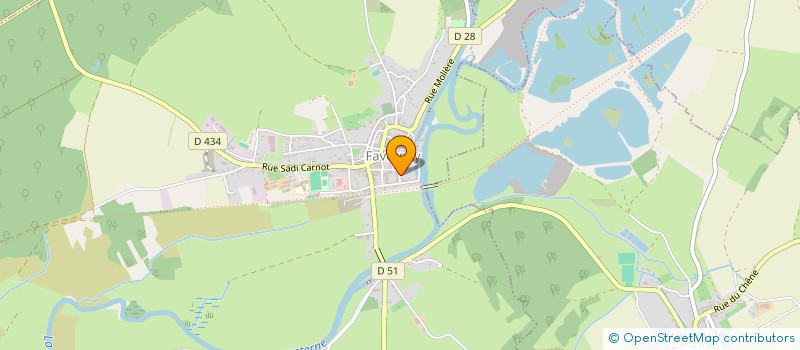 localisation de l'entreprise LIGNE SAVEUR à FAVERNEY