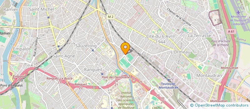 localisation de l'entreprise LIGNE SERVICE INTERPRIM à TOULOUSE