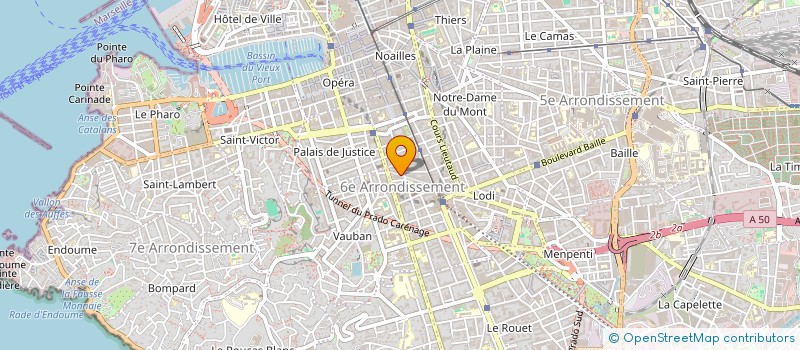 localisation de l'entreprise LIGNE SIX à MARSEILLE