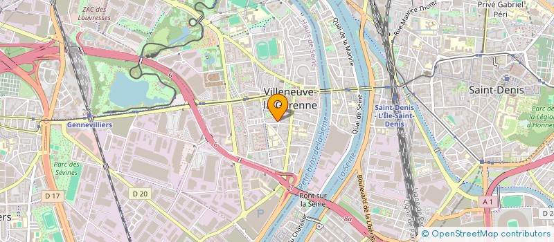 localisation de l'entreprise LIGNE TRANSPORTS à VILLENEUVE-LA-GARENNE