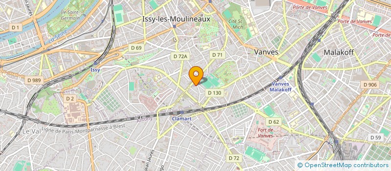 localisation de l'entreprise LIGNE VERTE à VANVES