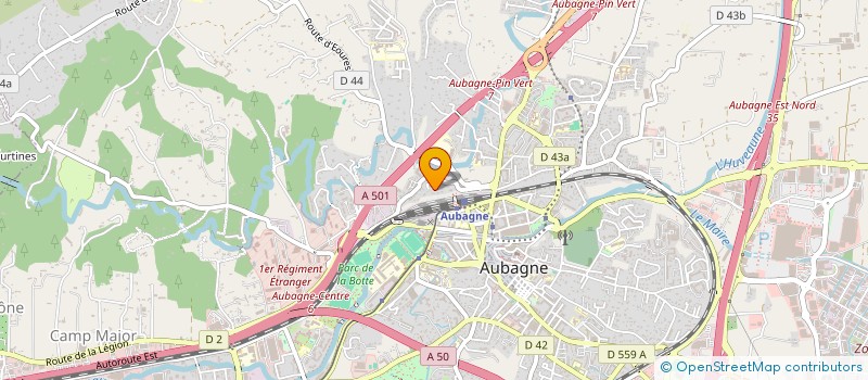 localisation de l'entreprise LIGNERES à AUBAGNE